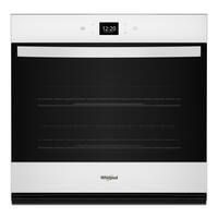 Whirlpool - 27" Smart Built-In Single Electric Wall Oven with Air Fry - White - Front_Zoom