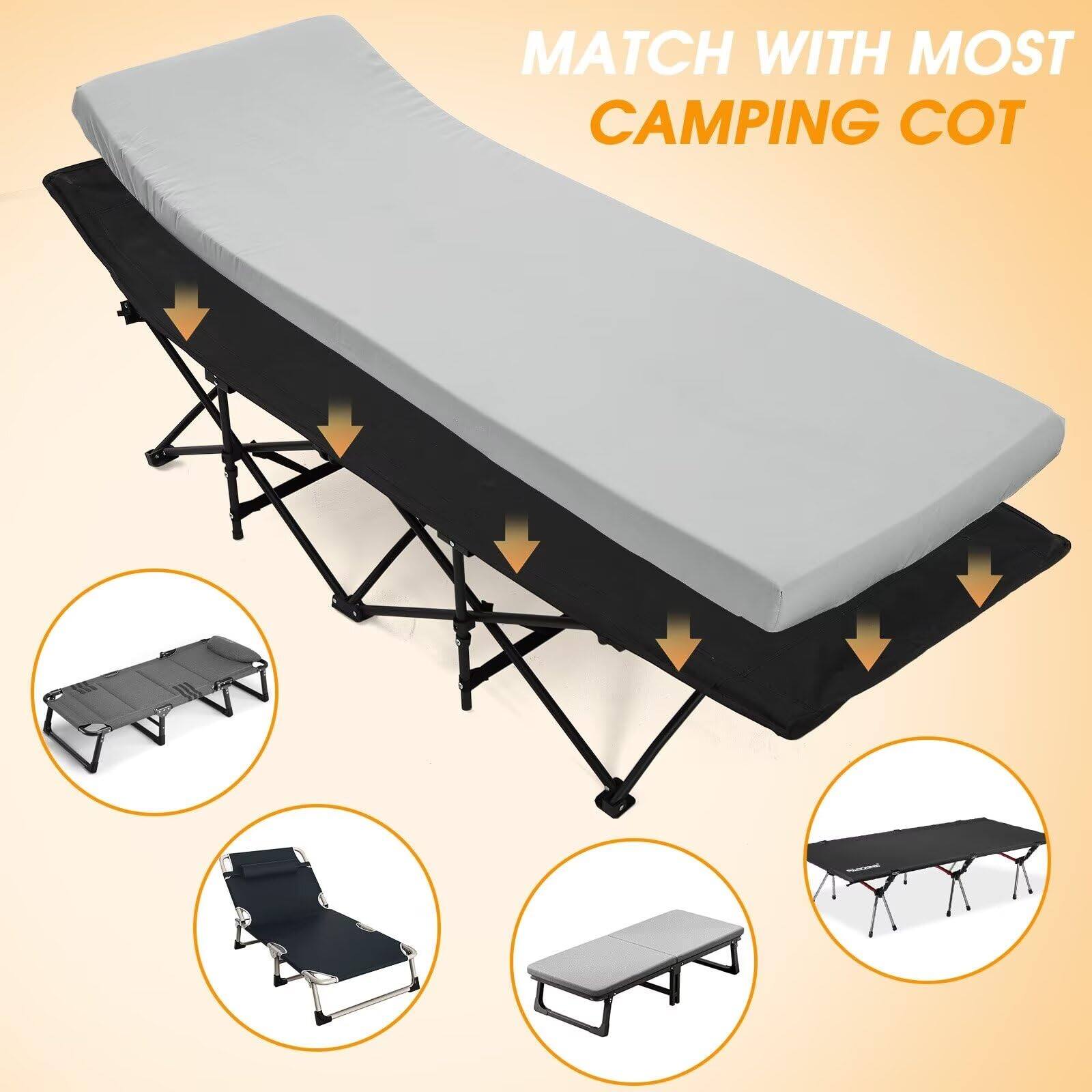MATCH WITH MOST CAMPING COT