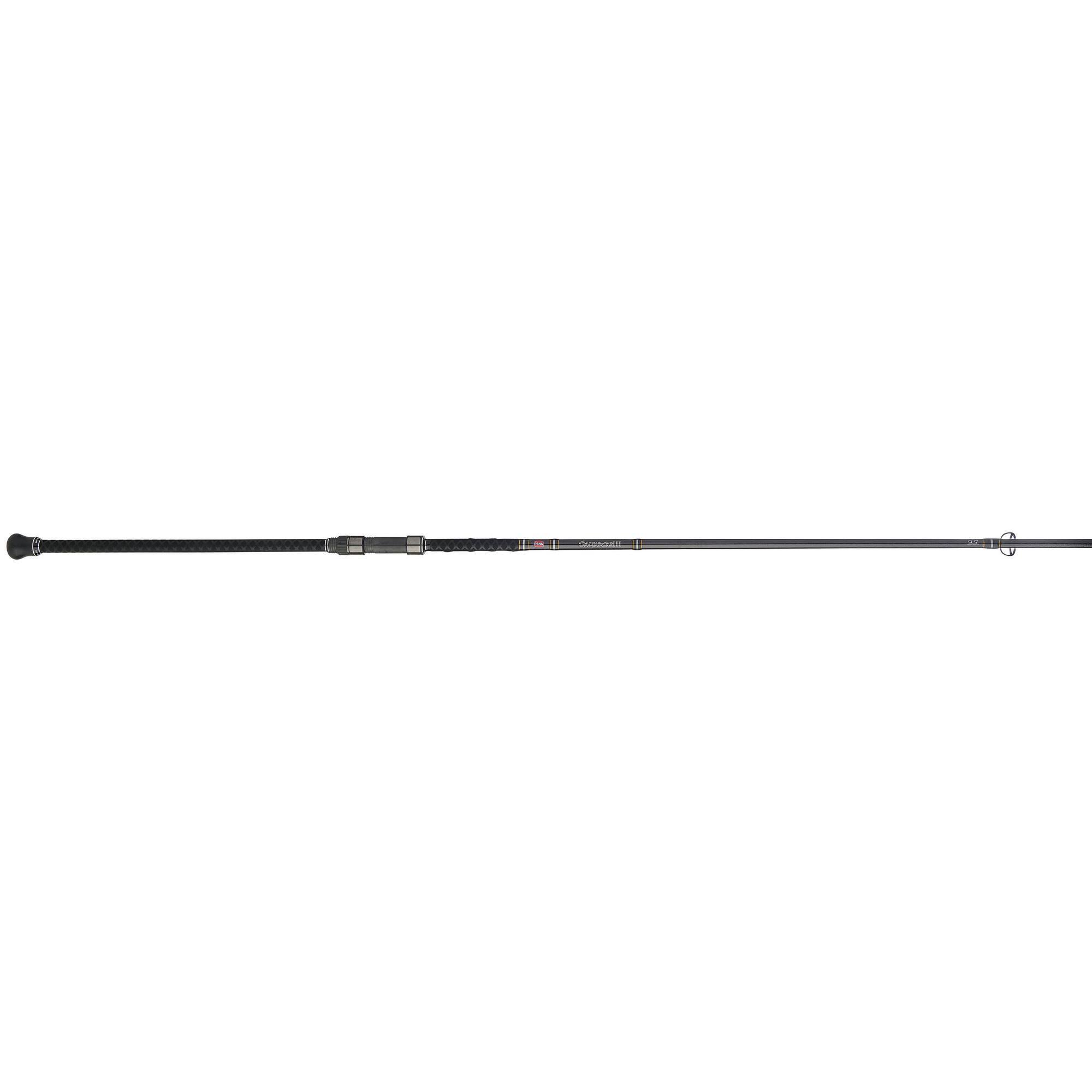 Alt View 7. PENN - Penn Carnage III Surf Conventional Spinning Fishing Rod 12’, up to 12 Lbs, Black - Black.