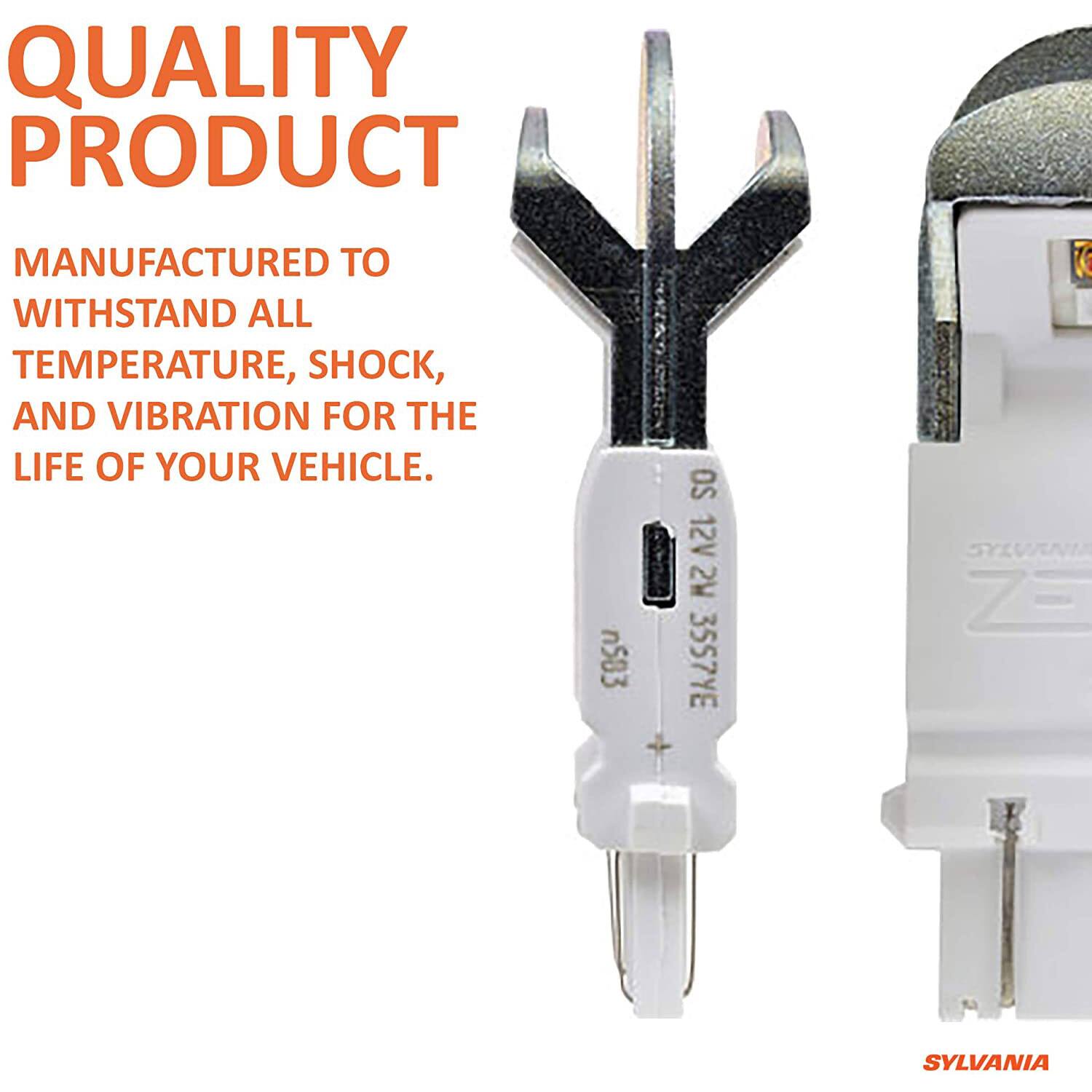 QUALITY PRODUCT

MANUFACTURED TO WITHSTAND ALL TEMPERATURE, SHOCK, AND VIBRATION FOR THE LIFE OF YOUR VEHICLE.

n503 OS 12V 2W 3557YE SYIVANI ZE SYLVANIA