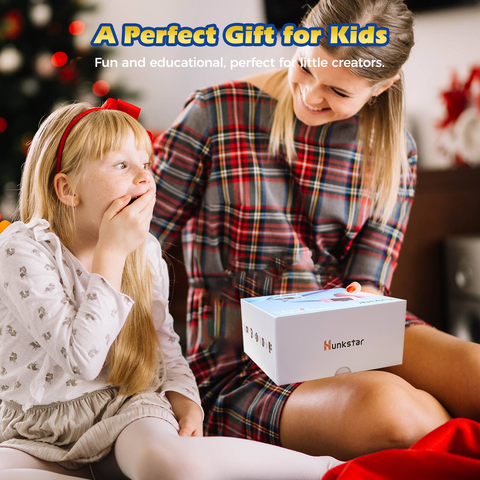 A Perfect Gift for Kids  
Fun and educational, perfect for little creators.  
Hunkstar