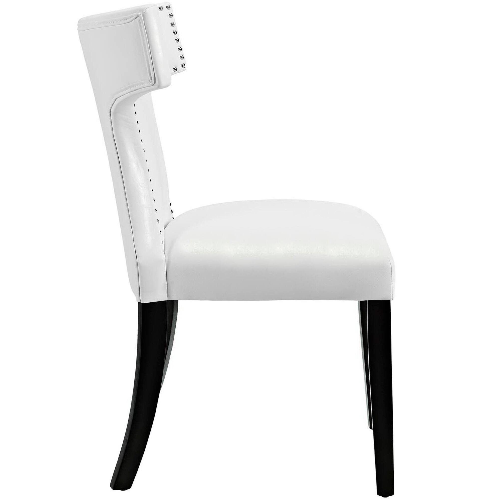 Left. Modway - Curve Dining Chair by Modway - White.
