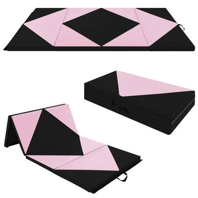 Zeny 6' x 2' Exercise Tri-Fold Gym Mat,Aerobics Yoga Workout Tumbling Zeny 6' x 2' Exercise Tri-Fold Gym Mat,Aerobics Yoga Workout Tumbling