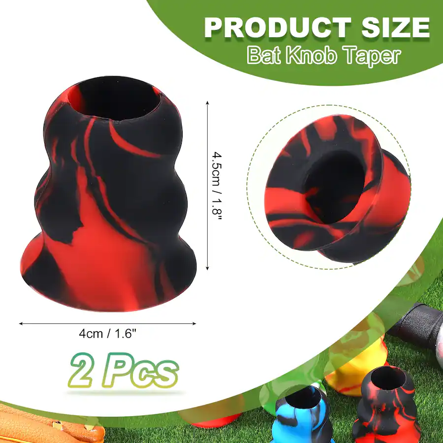 Simple Fun Designs Unique Bargains Bat Taper, Knob Taper Silicone Non slip Ergonomic Grip ...