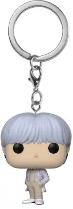 Front. Funko - BTS - Funko POP! Keychain: BTS - Suga - COLLECTIBLES - Multicolor.