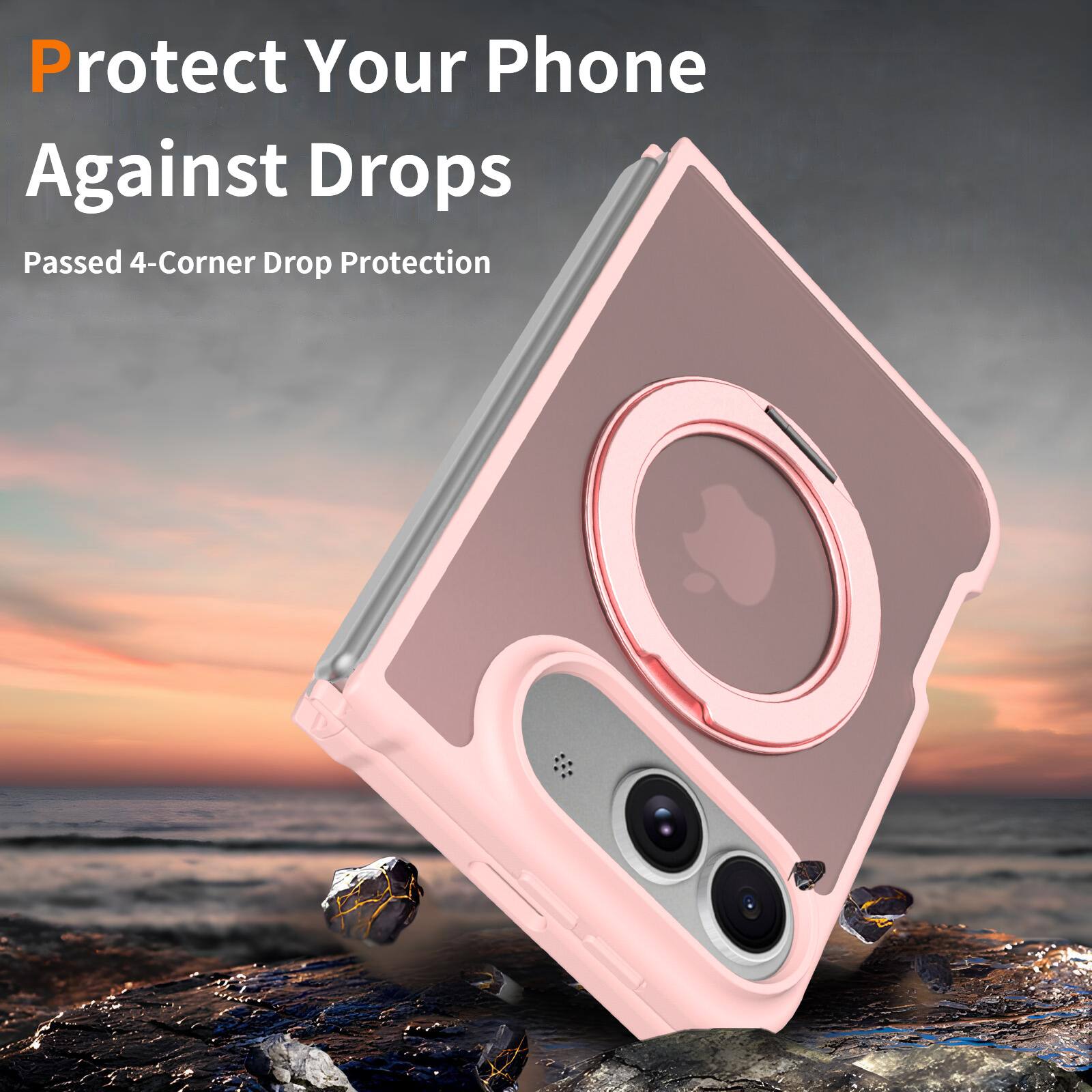 Protect Your Phone Against Drops  
Passed 4-Corner Drop Protection