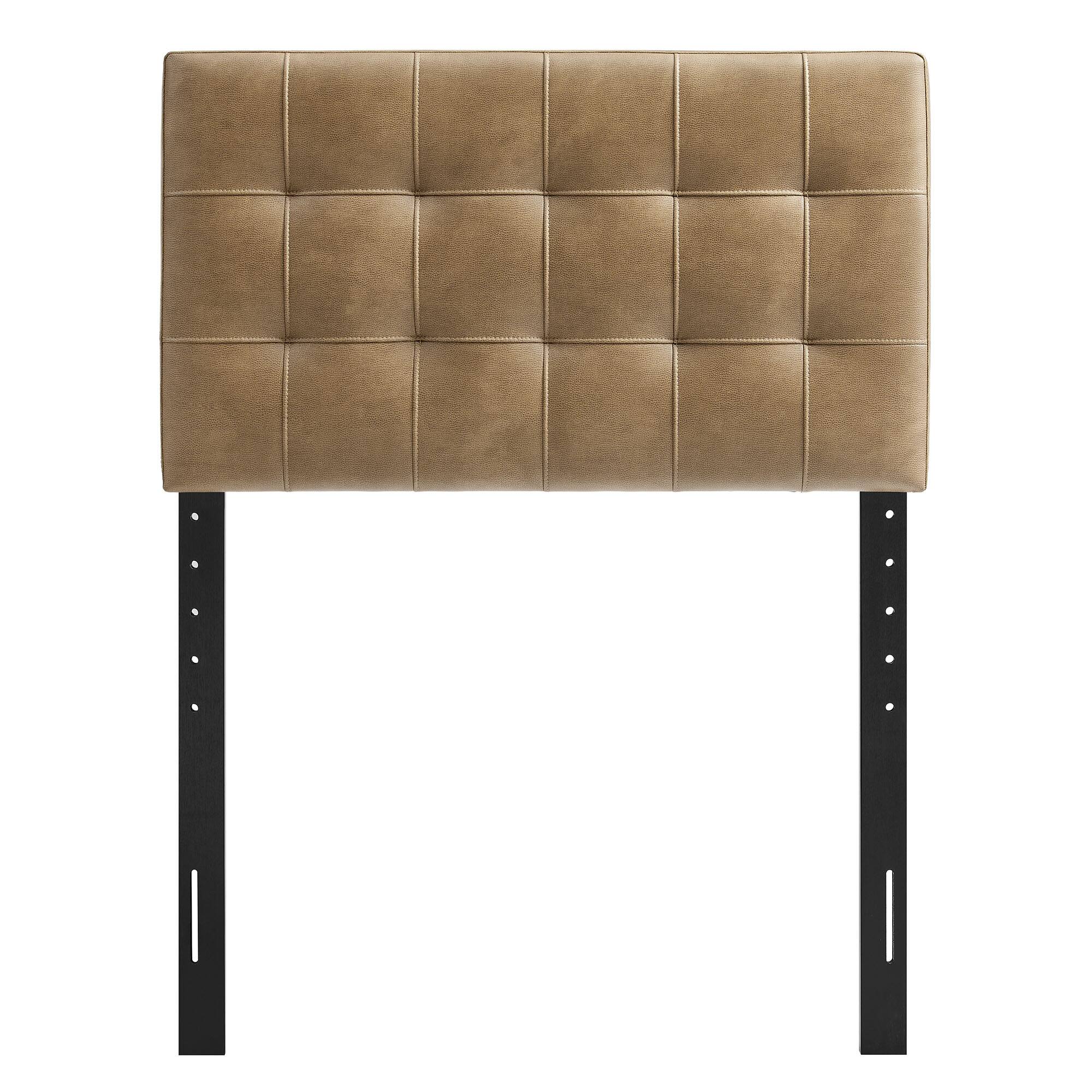 Alt View 2. Modway - Lily Upholstered Vinyl Headboard by Modway - Toast.