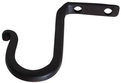 Front. BreeBe - Under Counter Hook - Black.