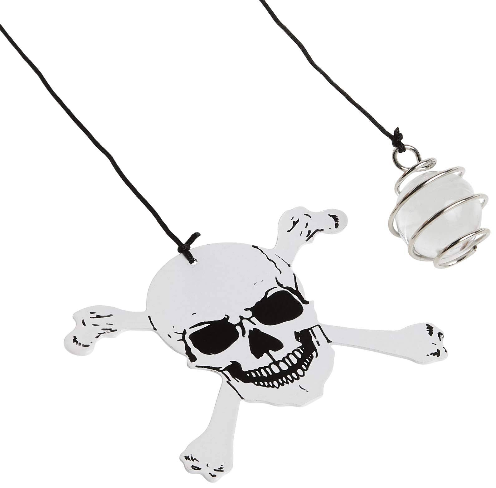 Alt View 5. Spoontiques - Spoontiques Skull and Crossbones Metal Wind Chime Outdoor Garden Décor Backyard and Patio Decoration 17 inch.