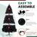 EASY TO ASSEMBLE
Step 1
Connect the A, B, and C parts of the Christmas tree
Step 2
Fully spread out the branches and arrange them neatly
Step 3
Install the lights, plug in the power supply and turn on