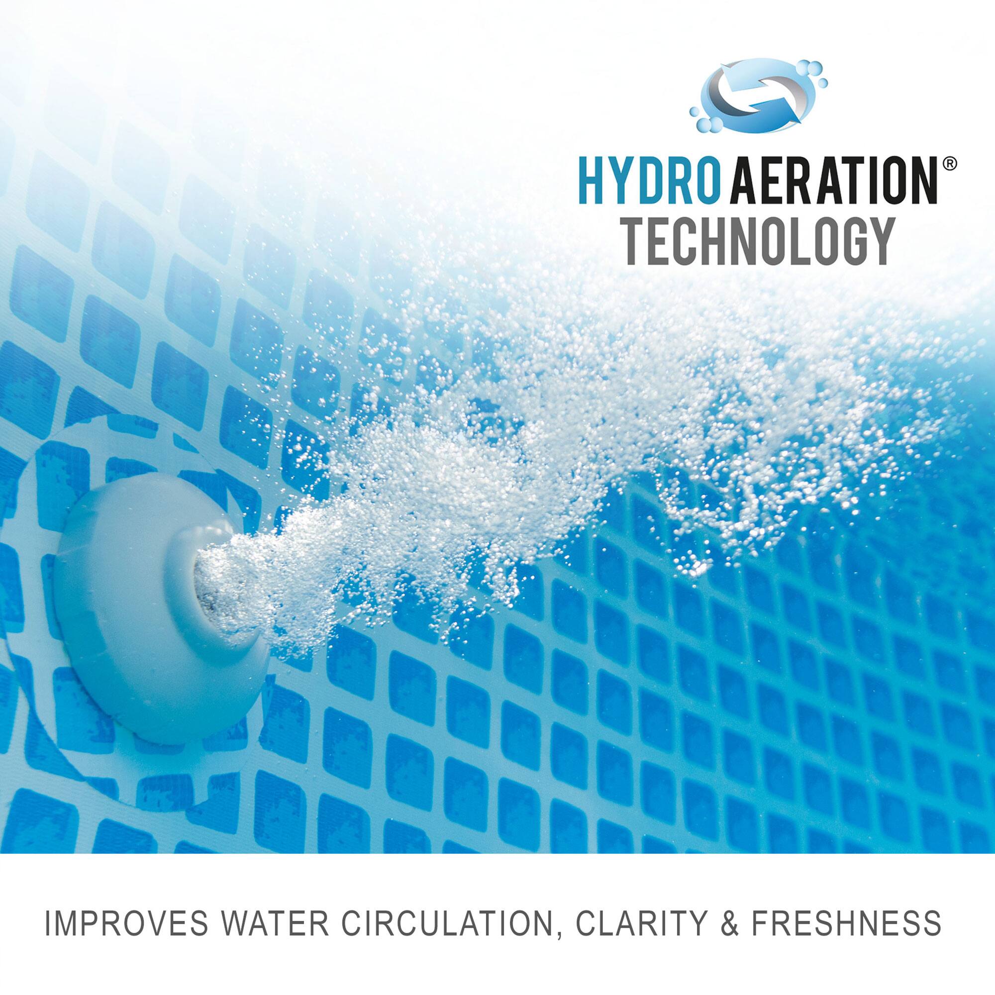 HYDRO AERATION TECHNOLOGY

IMPROVES WATER CIRCULATION, CLARITY & FRESHNESS