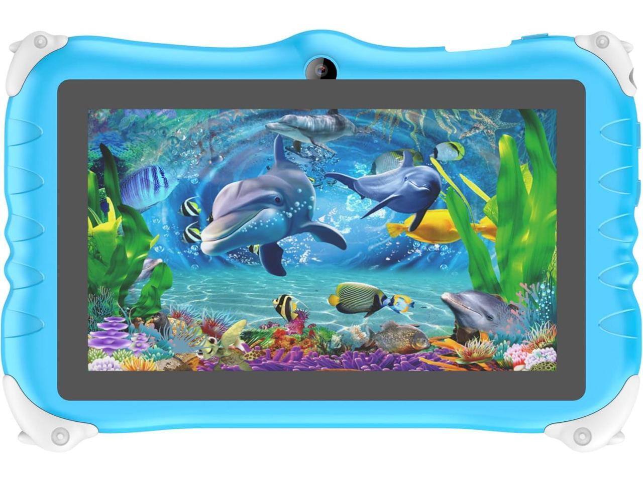 Alt View 7. Supersonic - 7" Kids Android 15 Sonic 7 Jr. Tablet Bluetooth 4.2 SC-780KT - Blue.