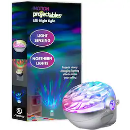 ACJPR - Projectables Northern Lights LED Night Light – Moving Aurora Borealis Projection, Wall & Ceiling Decor