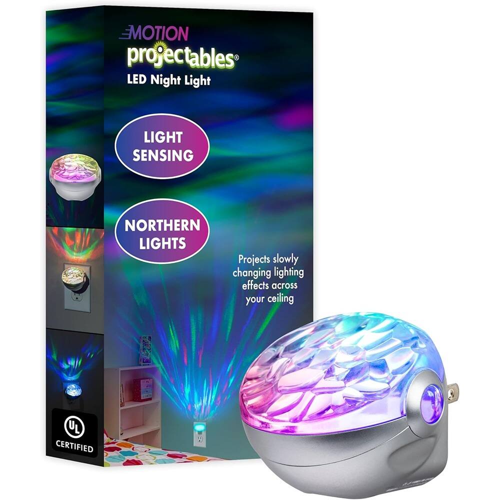 ACJPR - Projectables Northern Lights LED Night Light – Moving Aurora Borealis Projection, Wall & Ceiling Decor