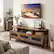 Alt View 3. Costway - Costway TV Stand for TVs up to 75" Entertainment Center with 3 Storage Drawers Open Shelves - Rustic Brown.