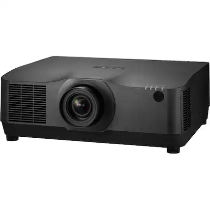 Front. NEC - Sharp NEC Display NP-PA804UL-B 3D Ready LCD Projector - 16:10 - Wall Mountable - Black - High Dynamic Range (HDR) - 1920 - 1.07 Billion Colors (30-bit).
