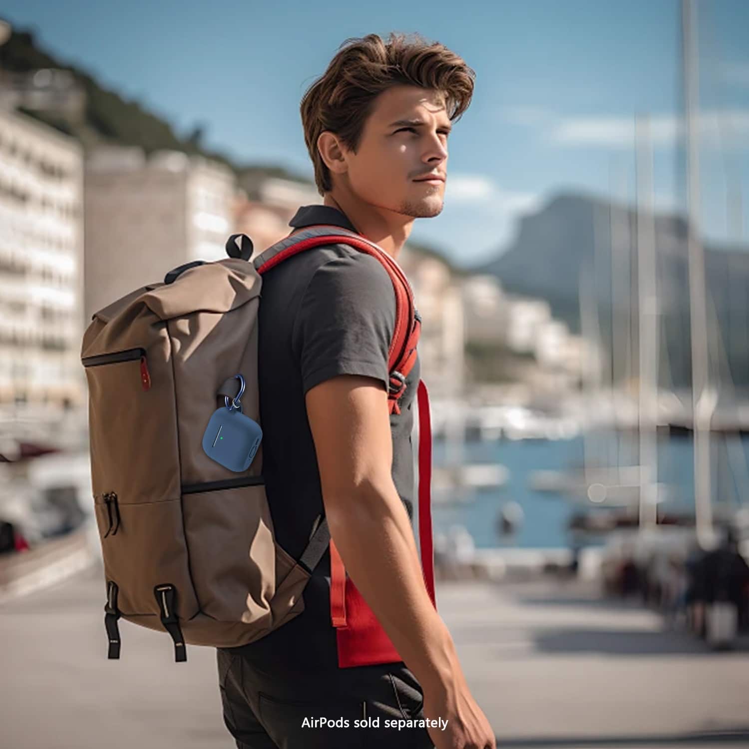 AirPods sold separately.