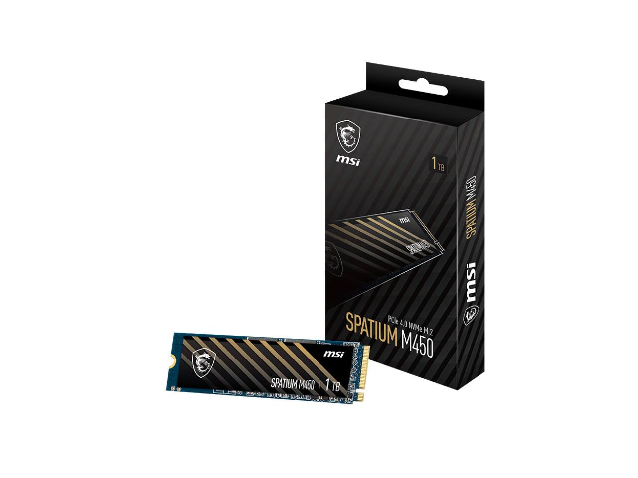 MSI SPATIUM Series M.2 2280 1TB PCI Express 4.0 x4 Internal Solid