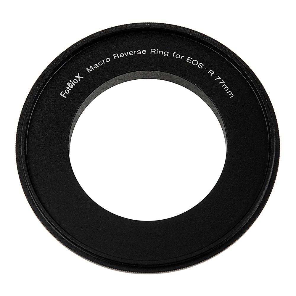 Fotodiox - 77mm Macro Reverse Ring for Canon RF Cameras - Reverse Filter Thread to Camera Mount Adapter