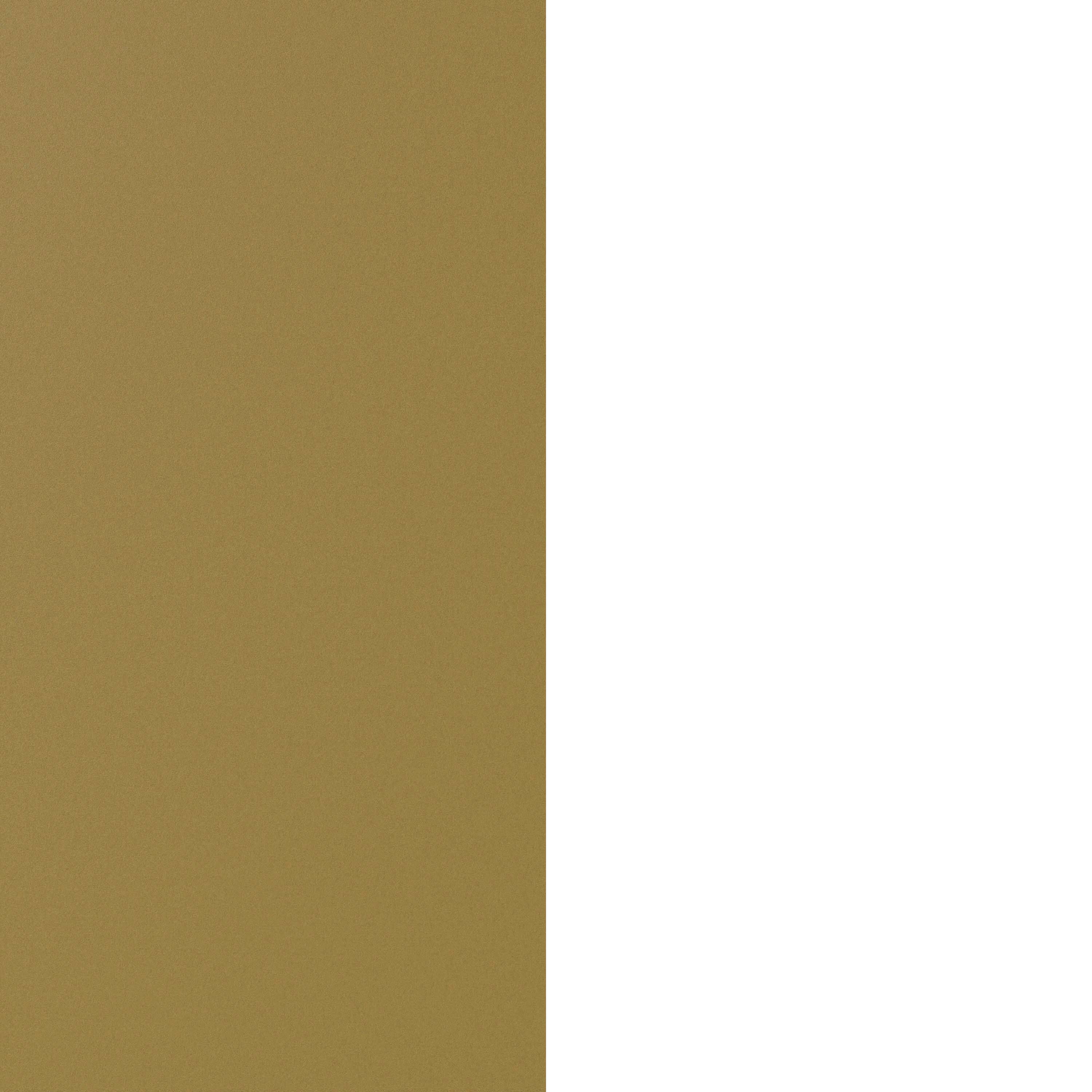 Alt View 9. Emma + Oliver - Laminate Living Room Coffee Table with Crisscross Metal Frame - White Top/Brushed Gold Frame.