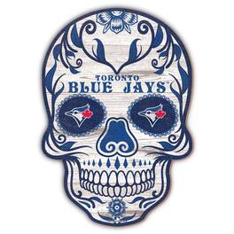 Fan Creations - Toronto Blue Jays 12'' Sugar Skull Sign - Multicolor