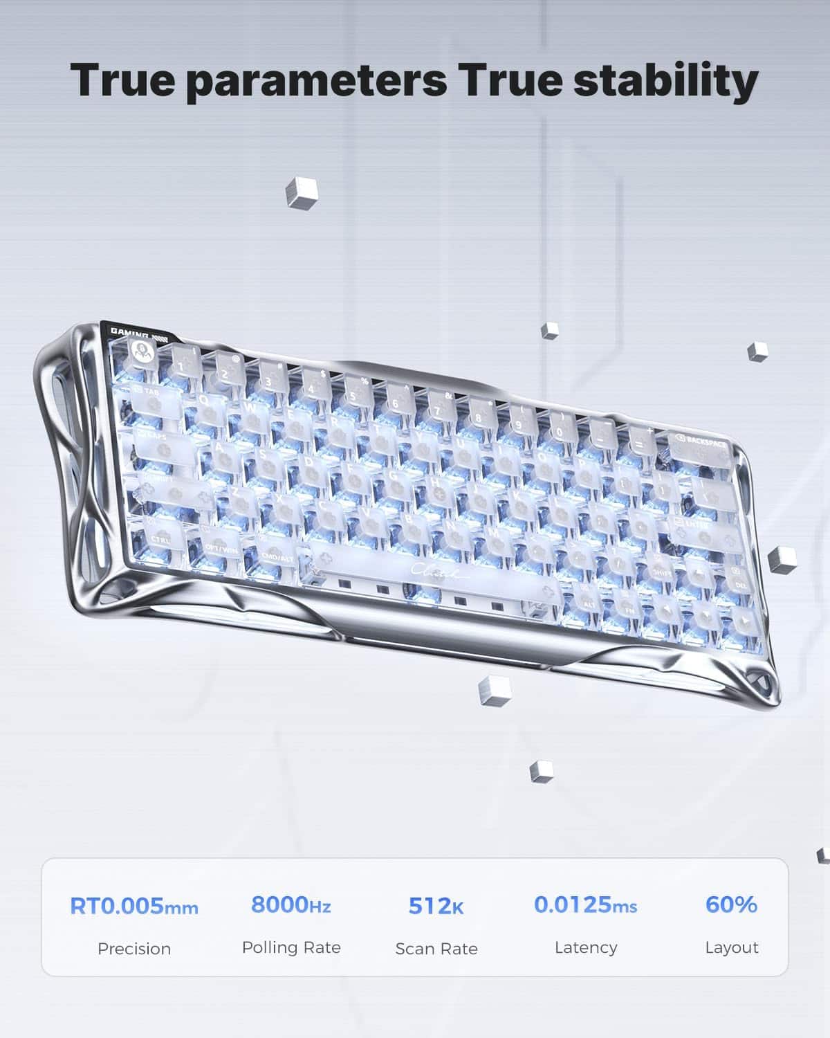 GravaStar Mercury V60 Pro 60% Hall Effect Magnetic Switch Gaming