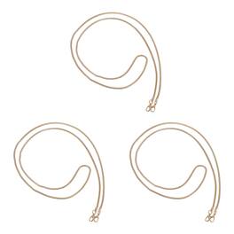 Unique Bargains - 3pcs 1.2" Anti Theft Crossbody Phone Strap with Detachable Tether Tabs Lanyard Leash for Women - Gold
