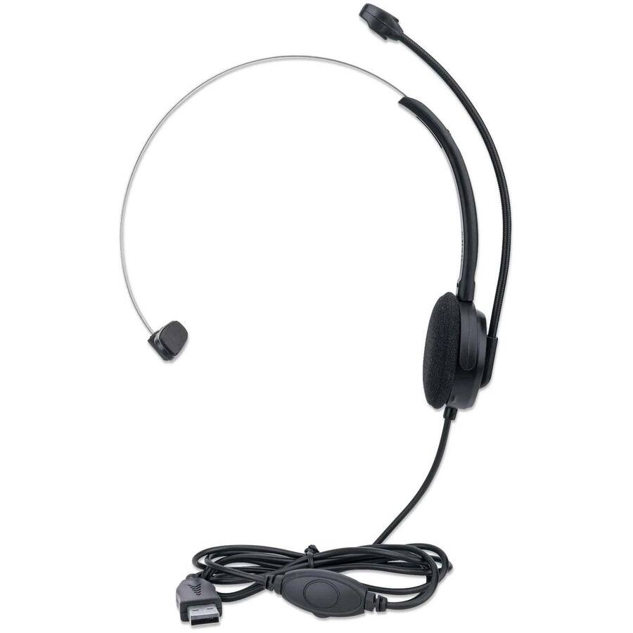 Alt View 2. Manhattan - MONO USB HEADSET - Unknown.