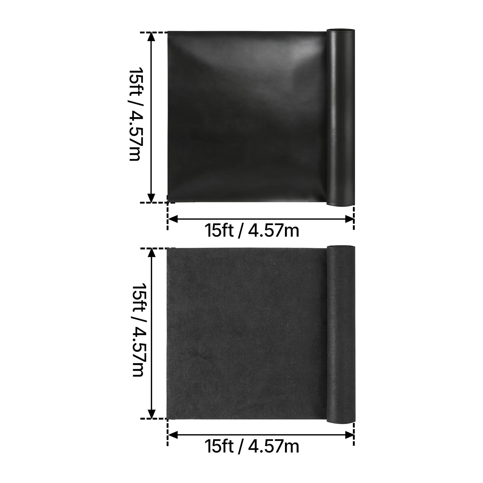 15ft / 4.57m  
15ft / 4.57m