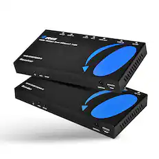 -837 SPOF IN HDMI RG 18Gbps Over HDBaseT 132R
- IR OUT IR IN HDMI OUT HDBT IN DC 24V
- RS-232 SPOF IN
- UHD-EXB132AR-K Receiver
- UHD-EXB132AR-K Sender
- SERVICE SWITCH OUT DC 24V
- ARC SPOF
- SWITCH SERVICE