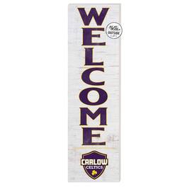 Jardine - Carlow University Celtics 10'' x 35'' Indoor/Outdoor Welcome Sign - White