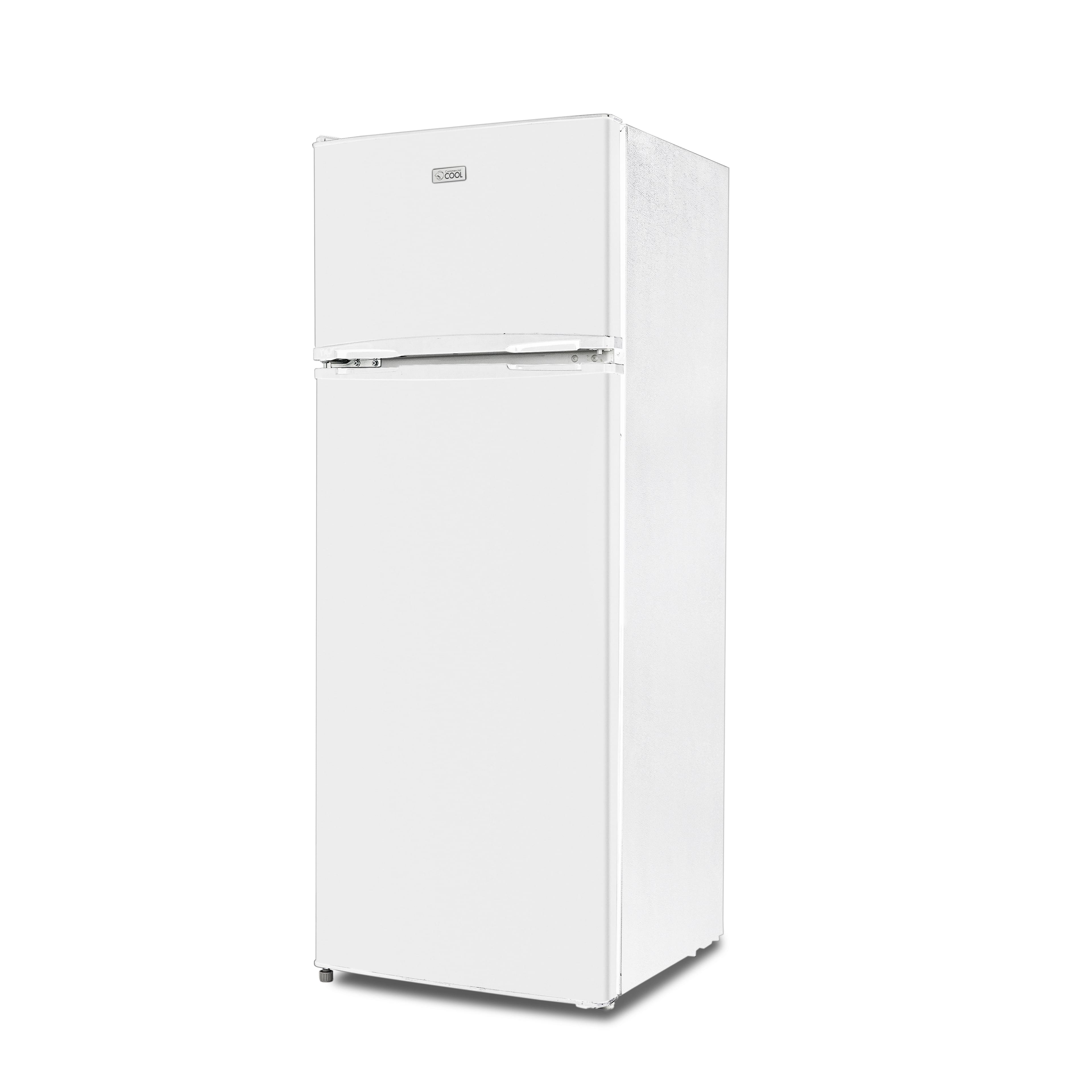 Front. Commercial Cool - COMMERCIAL COOL 7.7 Cu.Ft. Top Mount Refrigerator, White - White.