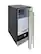 Alt View 11. Vinotemp - Brama Indoor 15-Inch 25 Lb Freestanding Icemaker - Silver.