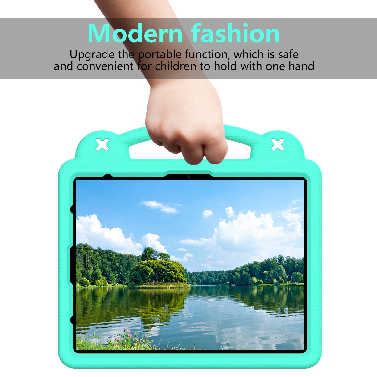 Modern fashion  
Upgrade the portable function, which is safe and convenient for children to hold with one hand