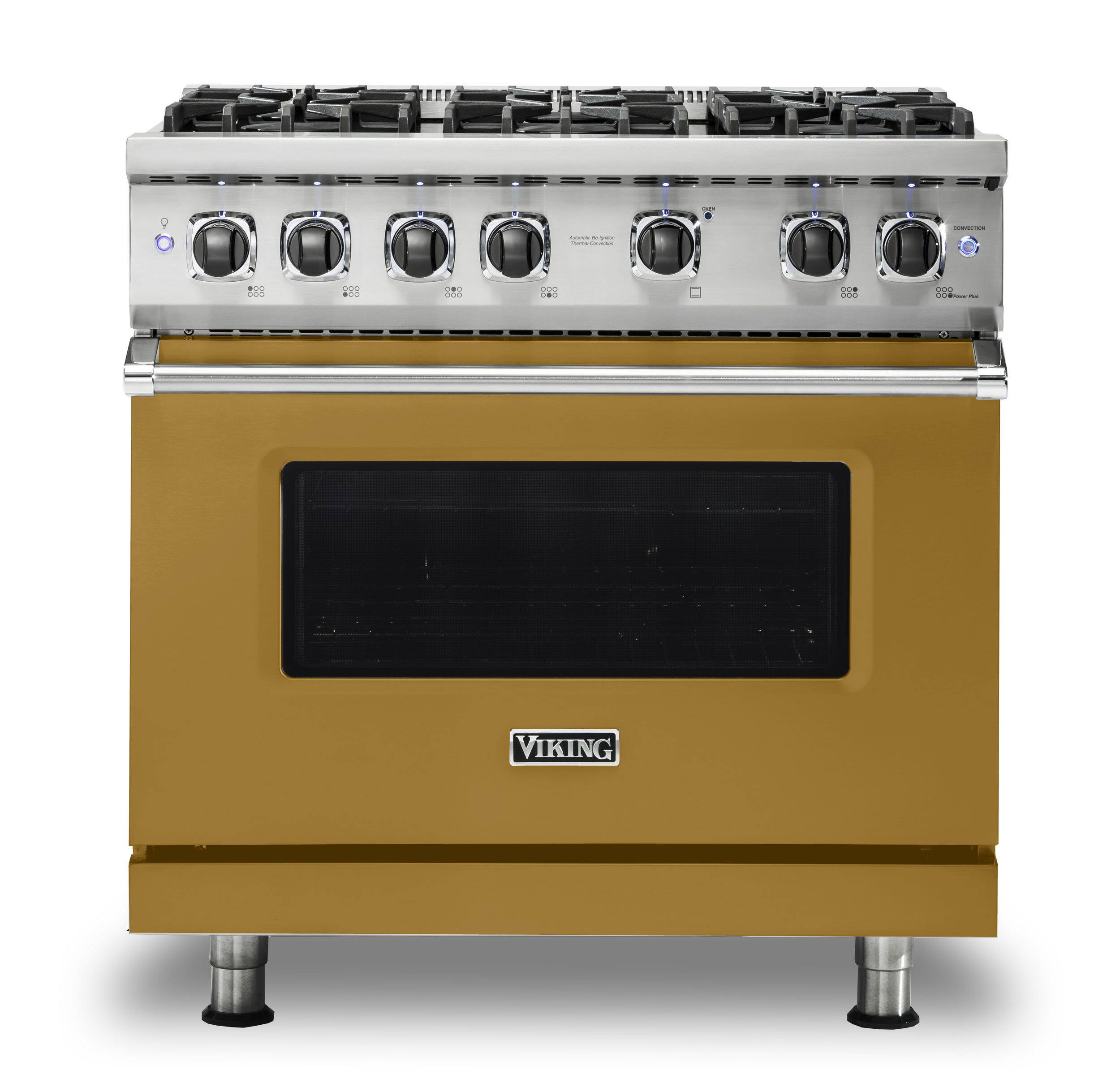 Viking - 5-Series Gas Sealed Burner Range - Golden Hour