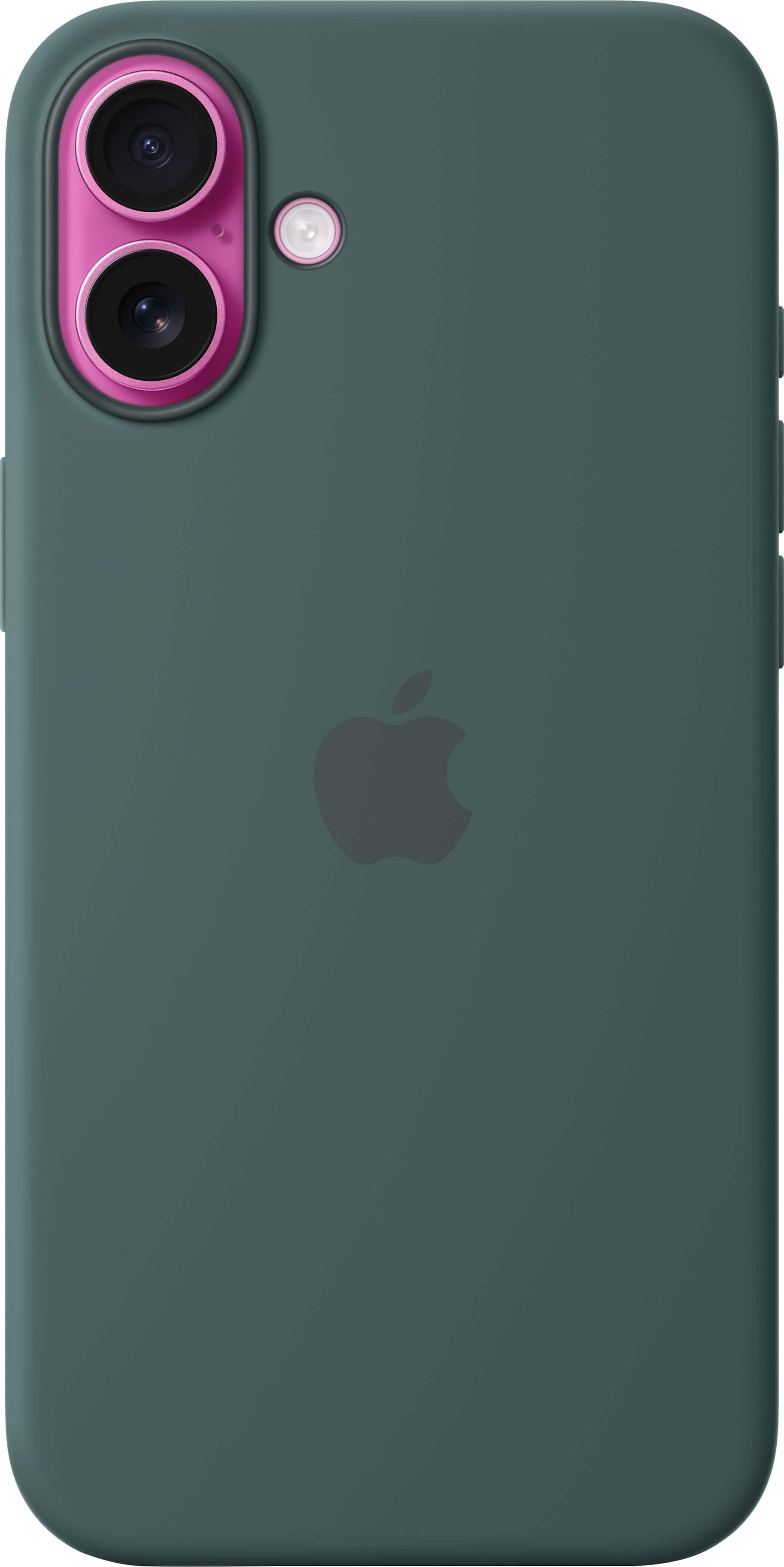 Alt View 12. Apple - iPhone 16 Plus Silicone Case with MagSafe - Lake Green.