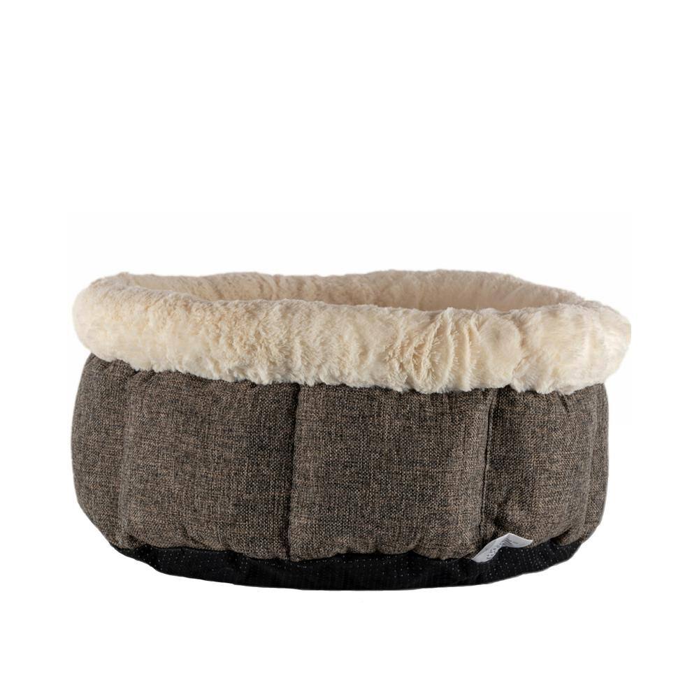 Alt View 4. Armarkat - Cozy Cat Bed In Beige And Gray - Beige.
