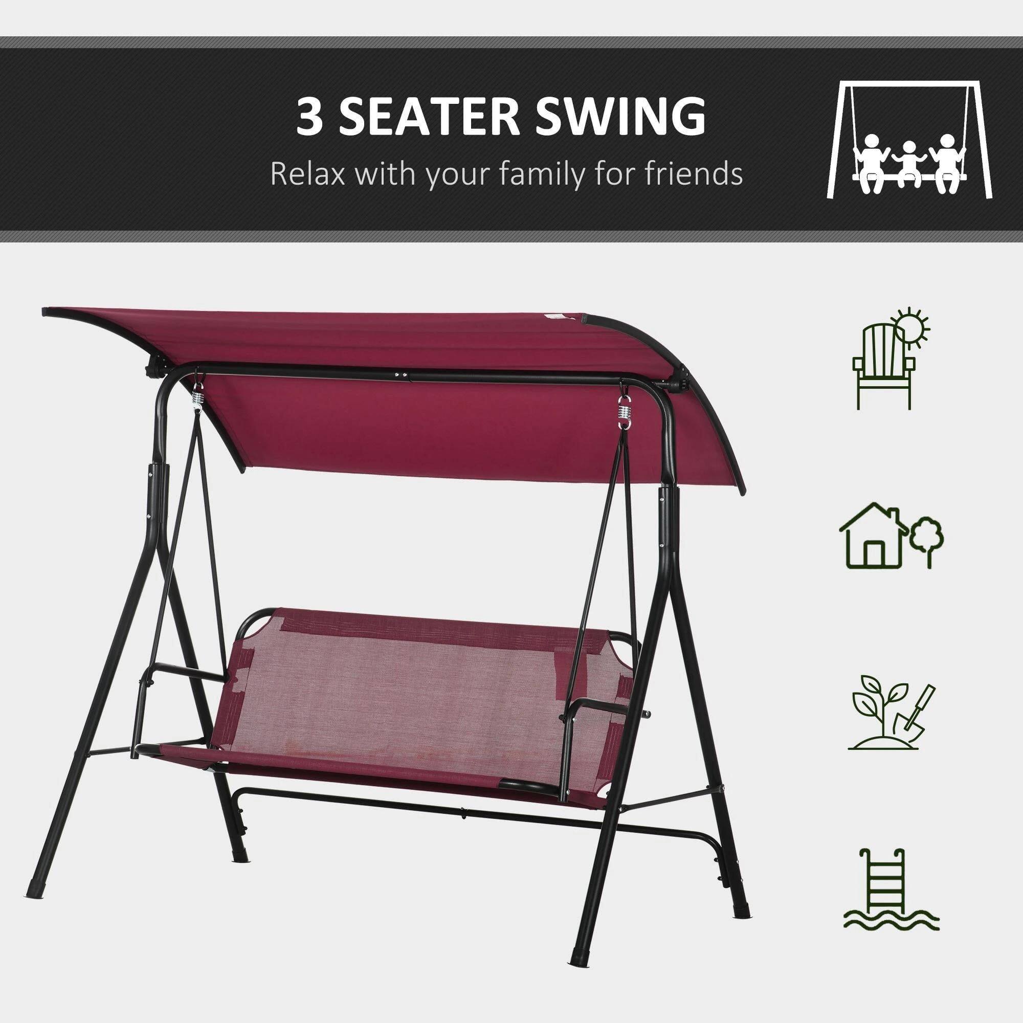 3 SEATER SWING
Relax with your family or friends