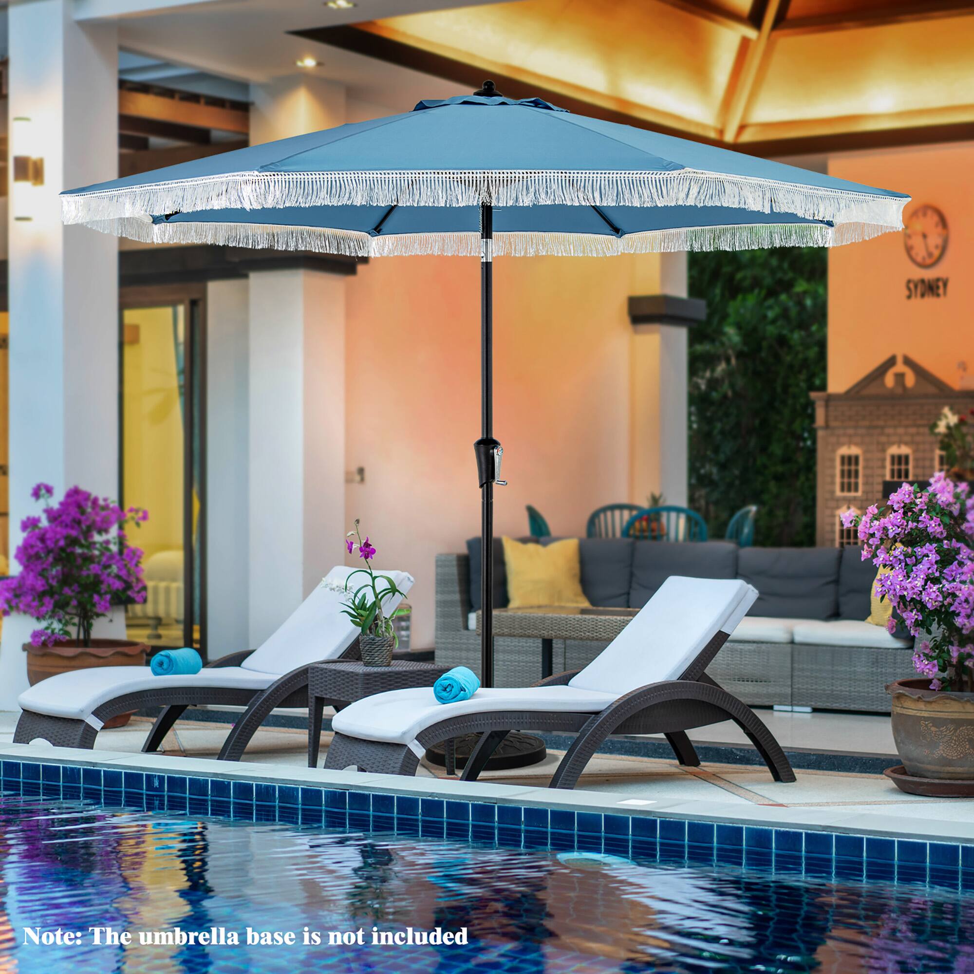 SYDNEY Note: The umbrella base is not included