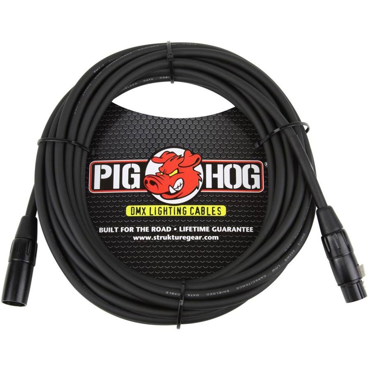 PIG HOG  
DMX LIGHTING CABLES  
BUILT FOR THE ROAD • LIFETIME GUARANTEE  
www.strukturegear.com  
LOW CABLE SHIELDED CAPACITANCE