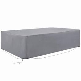 PULUZ - 97 inch x 65 inch x 26 inch Weatherproof Outdoor Sectional Patio Furniture Cover with Ultimate Weather Protection - Gray