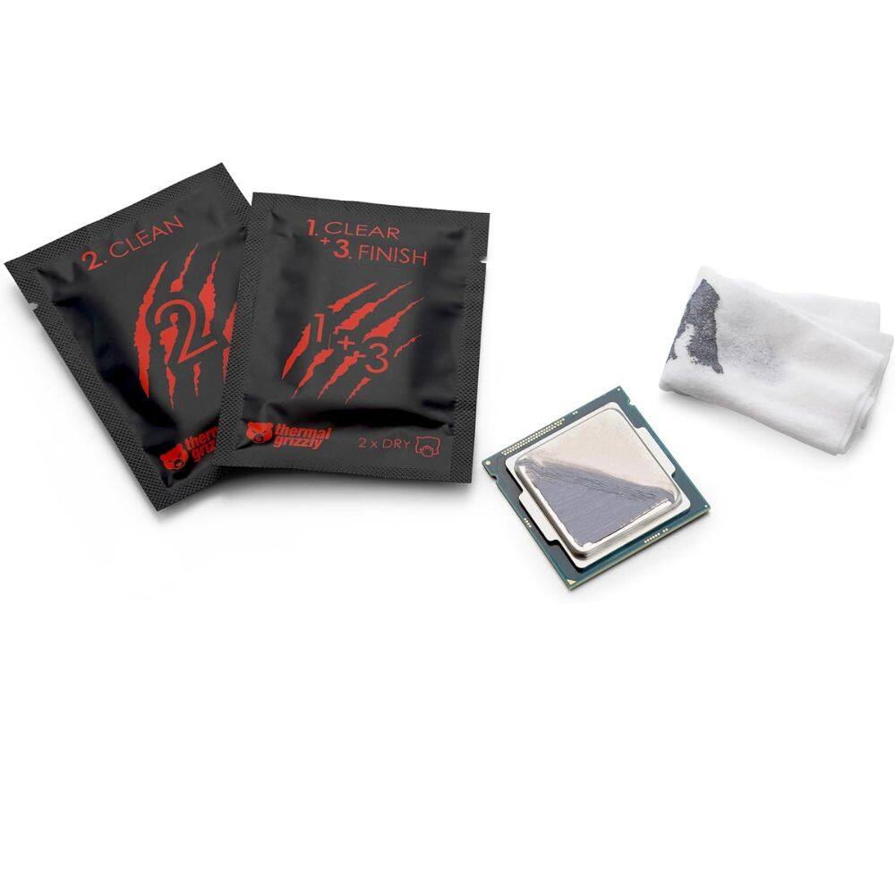 1. CLEAR  
2. CLEAN  
3. FINISH  

thermal grizzly  
2 x DRY N