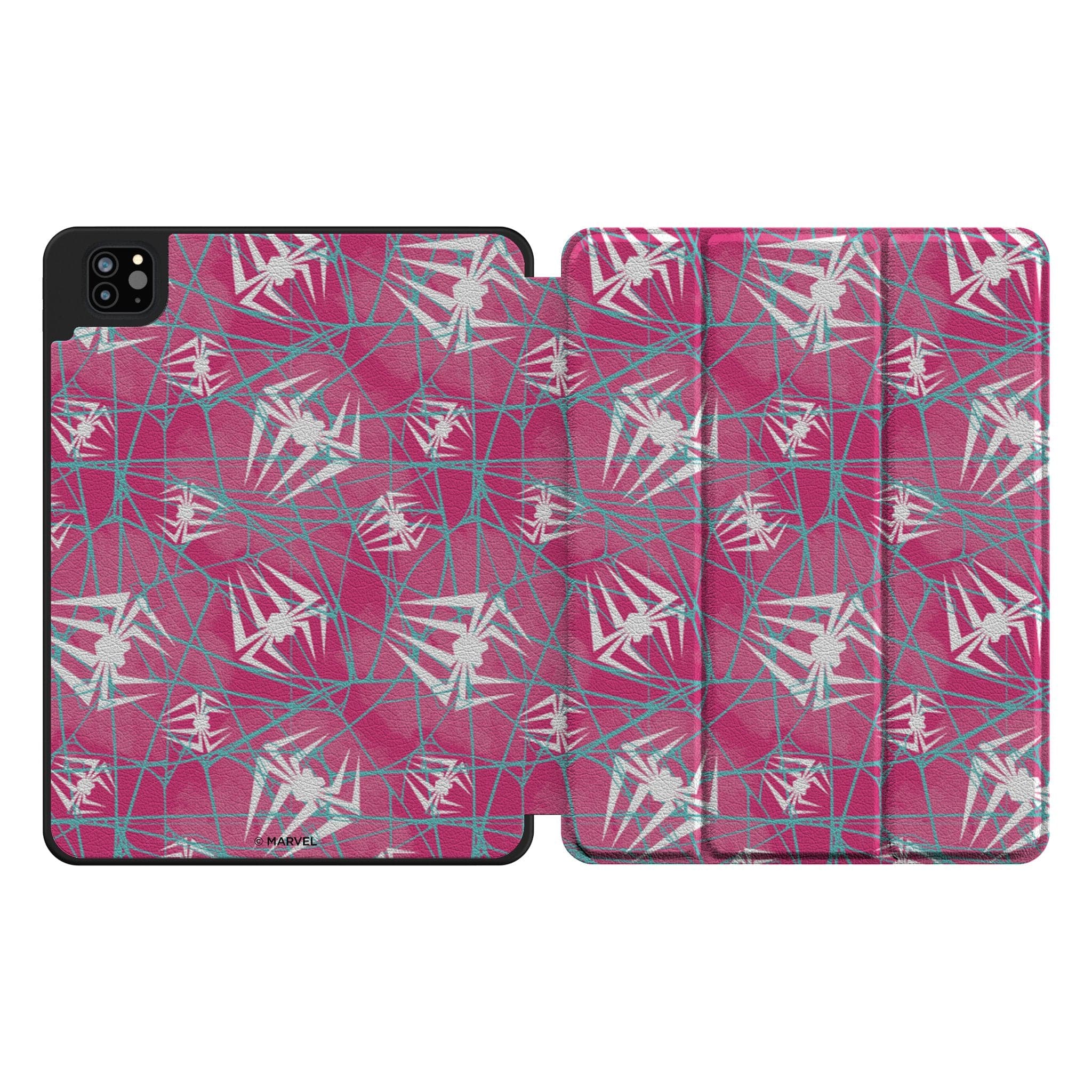 Keyscaper - Marvel Pattern Tablet Case - Apple iPad Pro 13in (M4) - Spider-Gwen