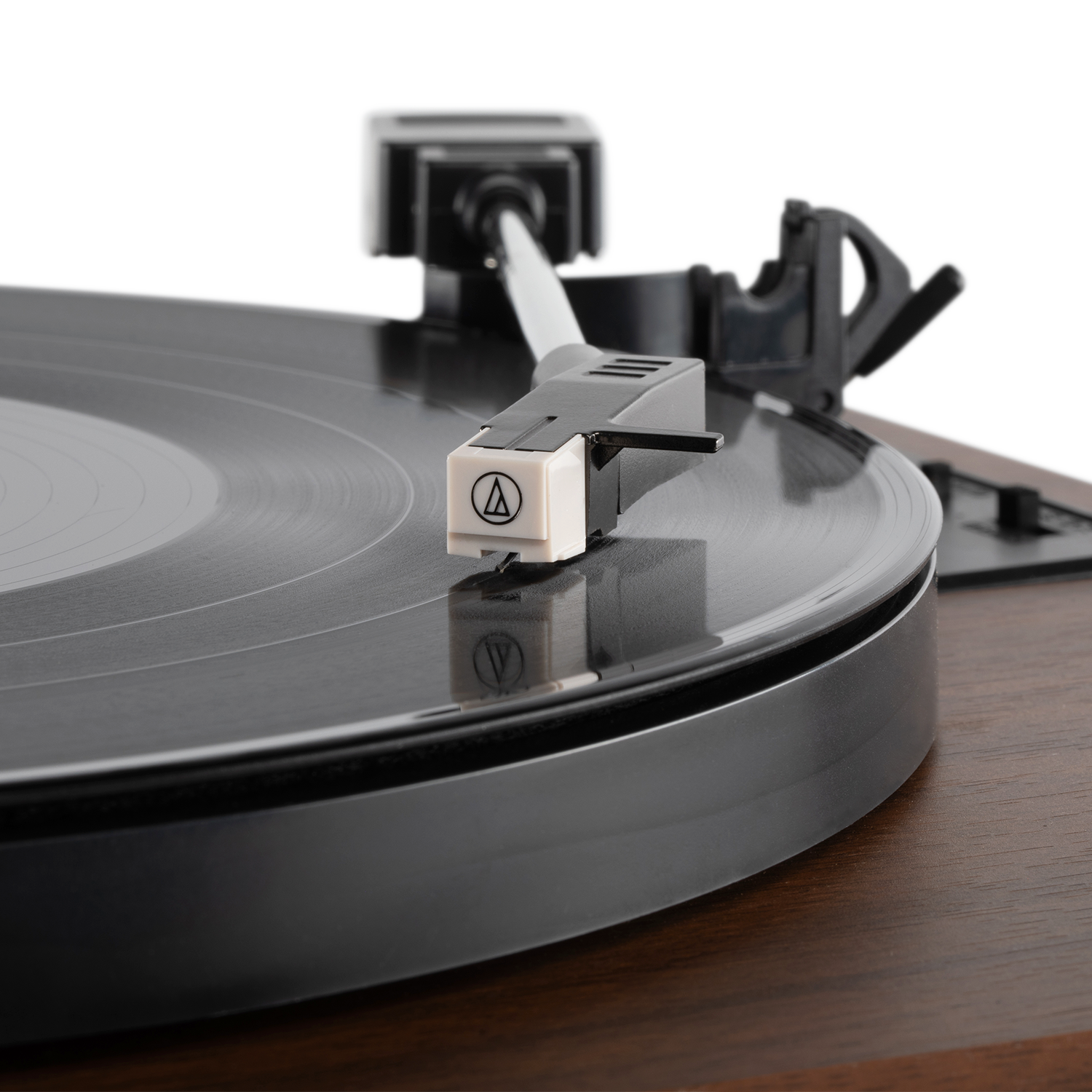 Alt View 12. Victrola - Victrola Harmony Bluetooth Turntable System with Speakers - Walnut.