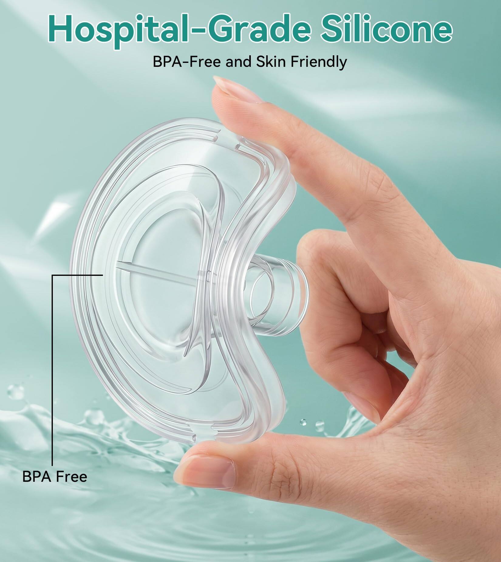 Hospital-Grade Silicone  
BPA-Free and Skin Friendly  
BPA Free