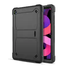 Front. Echelon - Rampart Series Rugged Tablet Case with Kickstand for Galaxy Tab A11+ 5G and Tab A9+ 5G - Black.