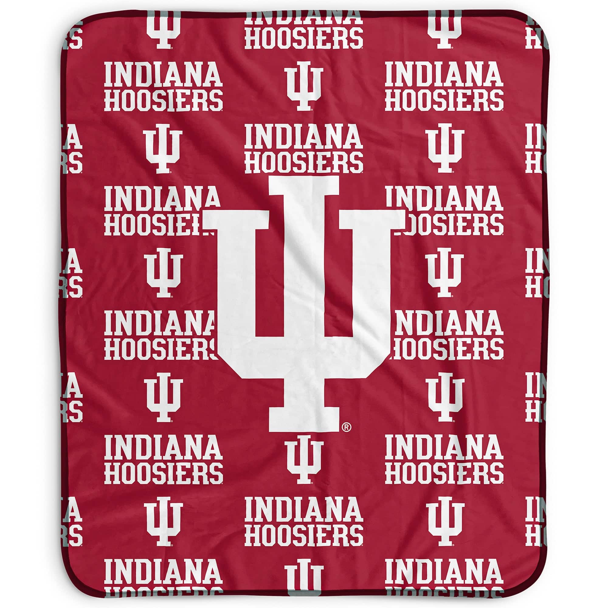 Pegasus - Indiana Hoosiers 50" x 60" Repeat Wordmark Fleece Blanket - Multicolor