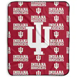 Pegasus - Indiana Hoosiers 50" x 60" Repeat Wordmark Fleece Blanket - Multicolor