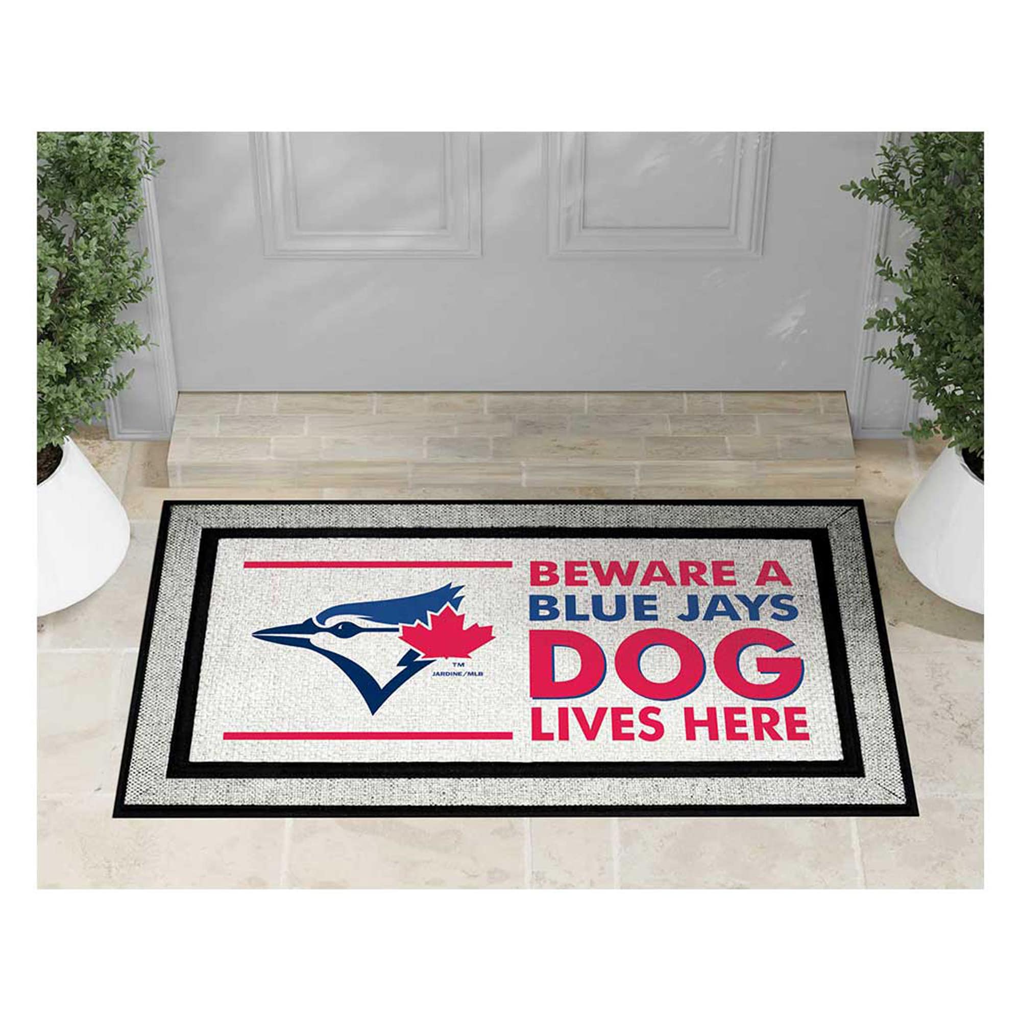 BEWARE A BLUE JAYS DOG LIVES HERE