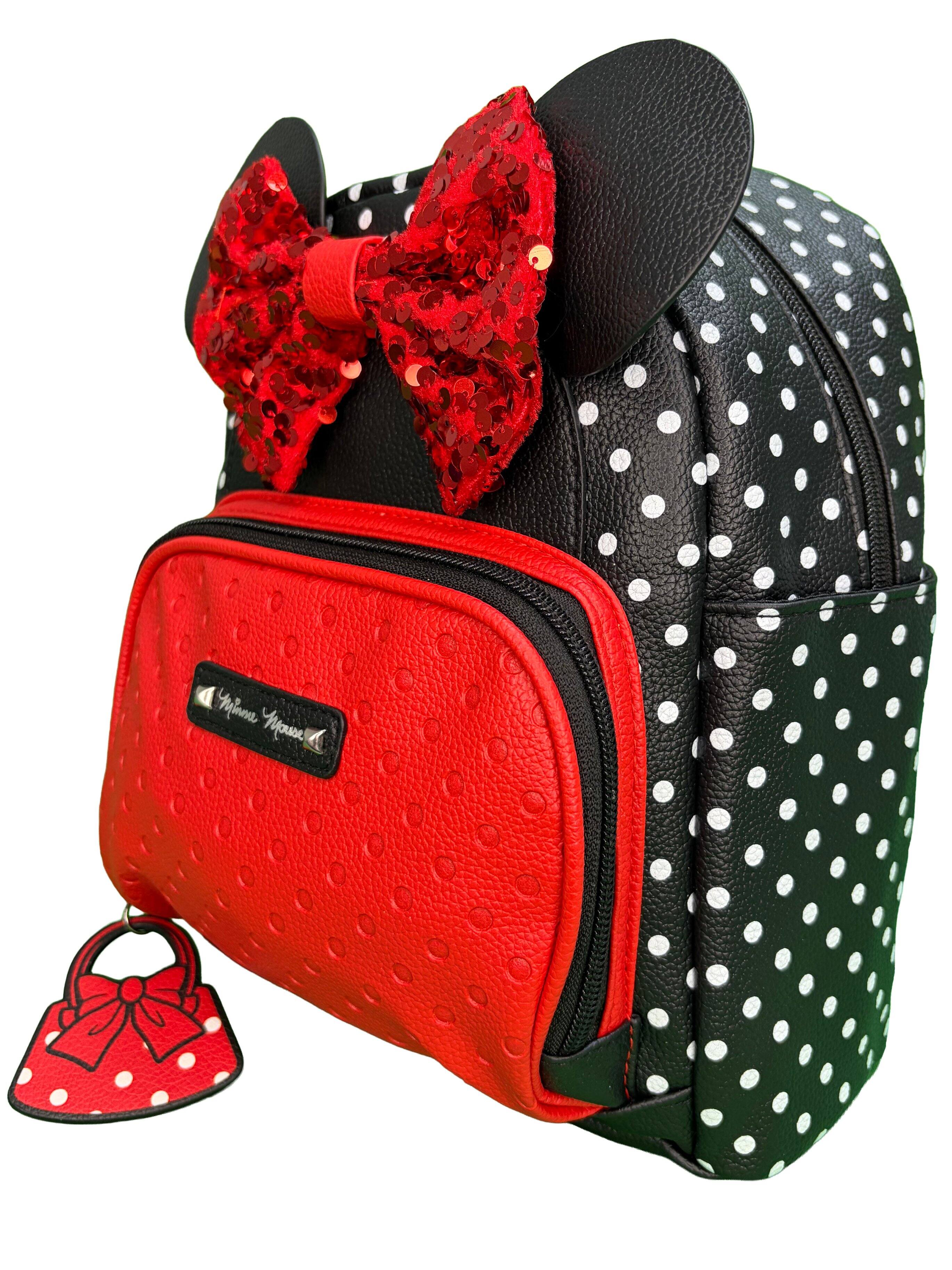 Alt View 4. UPD - Minnie 10" Mini Deluxe Backpack with 1 Front pocket - Multicolored.